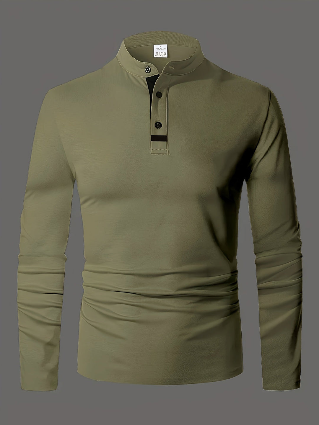 Jasper | Wyrafinowany longsleeve Henley