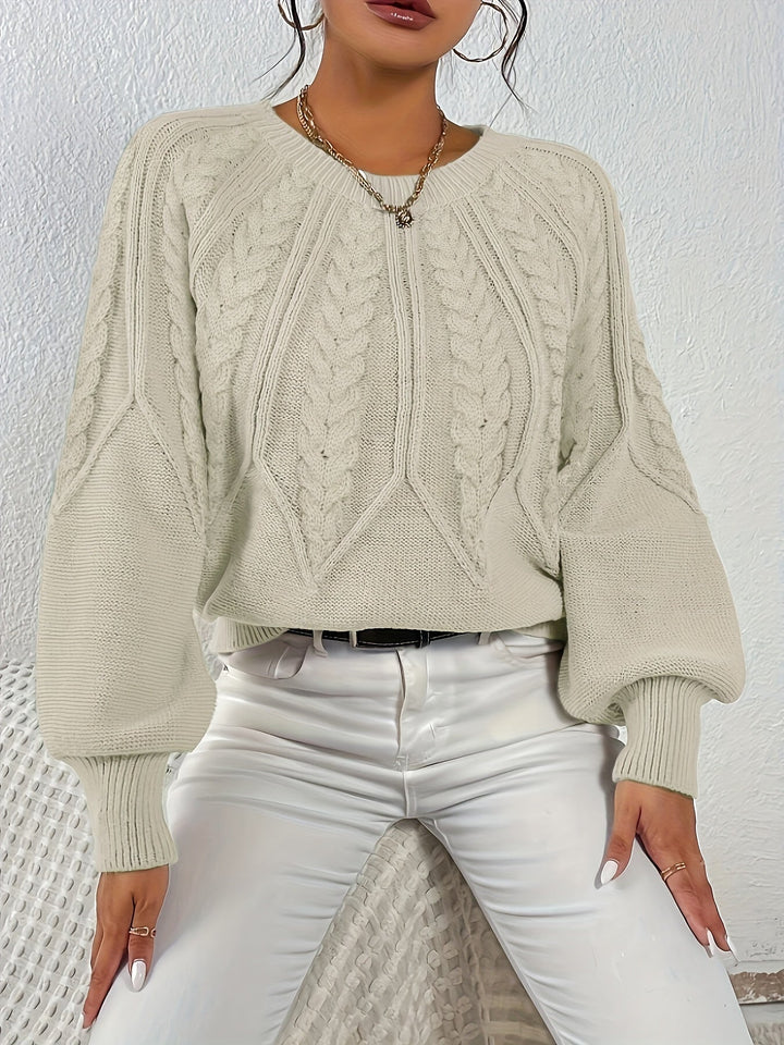 Eleanor | Luźny sweter w sploty