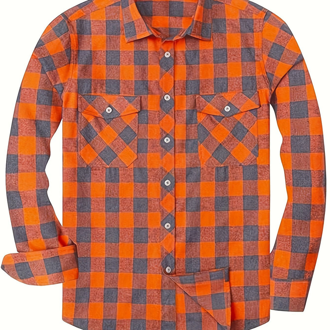 Miles | Klasyczna Koszula Flanelowa w Kratę