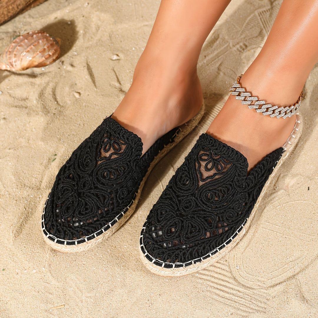 Bonnie | Plecione Klapki Slip-On
