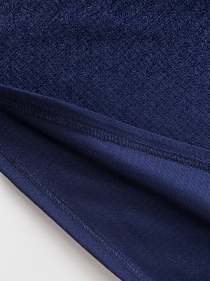 Curtis | Teksturowany Henley z Długim Rękawem