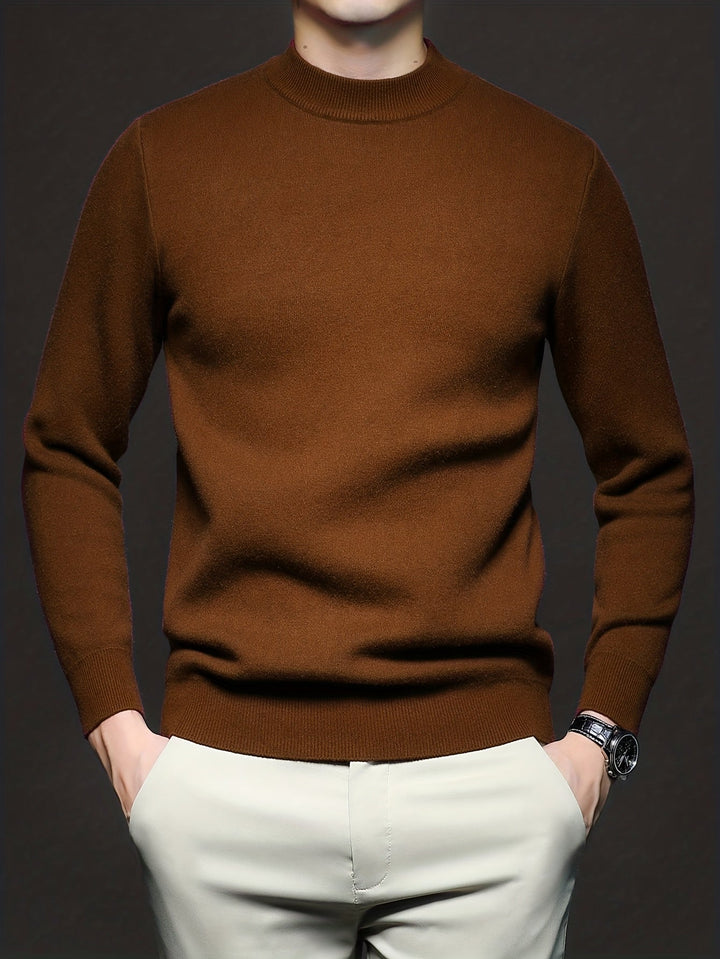 Russell | Elegancki Sweter z Wyższym Kołnierzem