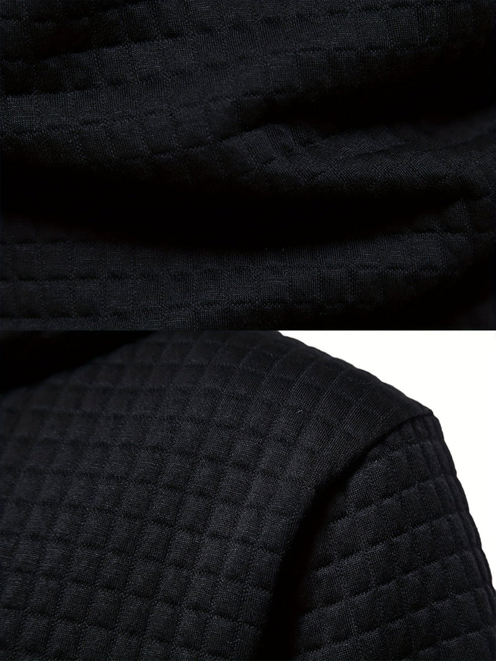 Harrison | Teksturowana bluza z kapturem