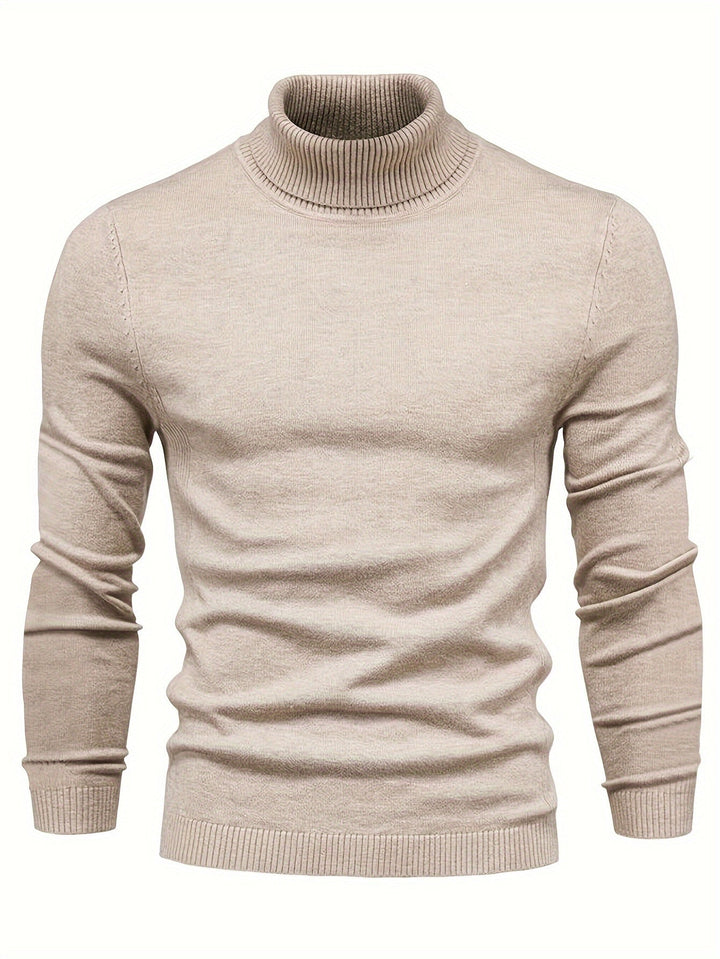 Malcolm | Klasyczny Sweter z Mock-Neck