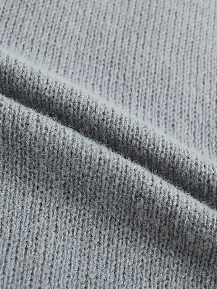 Gideon | Kamizelka Sweter V-Neck z Warkoczem