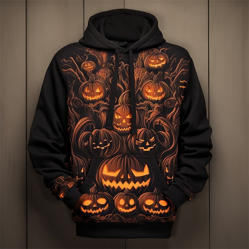 Holden | Halloweenowa Bluza z Kapturem z Motywem Dyni