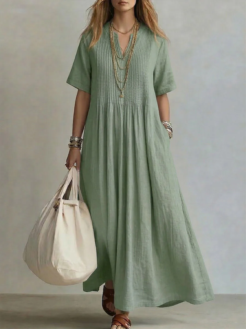 Eleanor | Maxi Sukienka z Fala