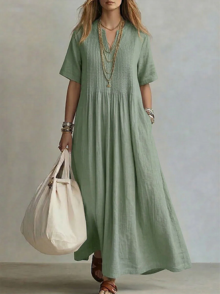 Eleanor | Maxi Sukienka z Fala