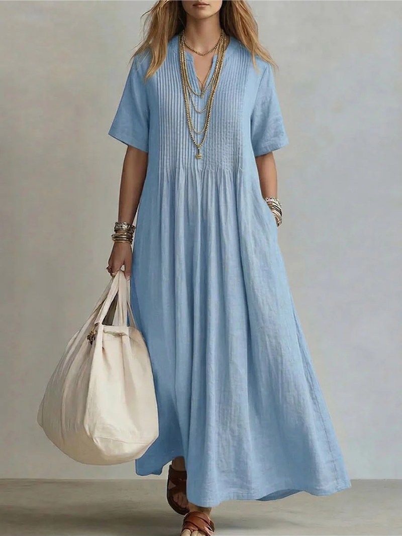 Eleanor | Maxi Sukienka z Fala