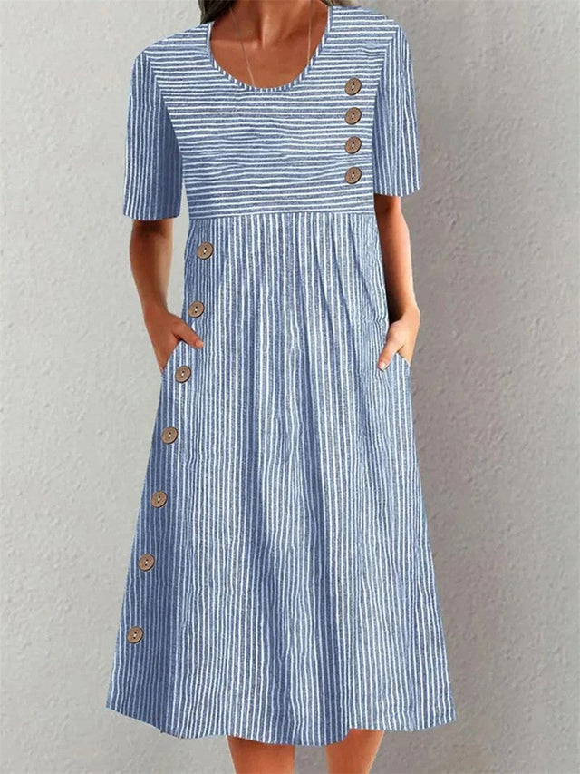 Sophie | Casual Striped Summer Dress