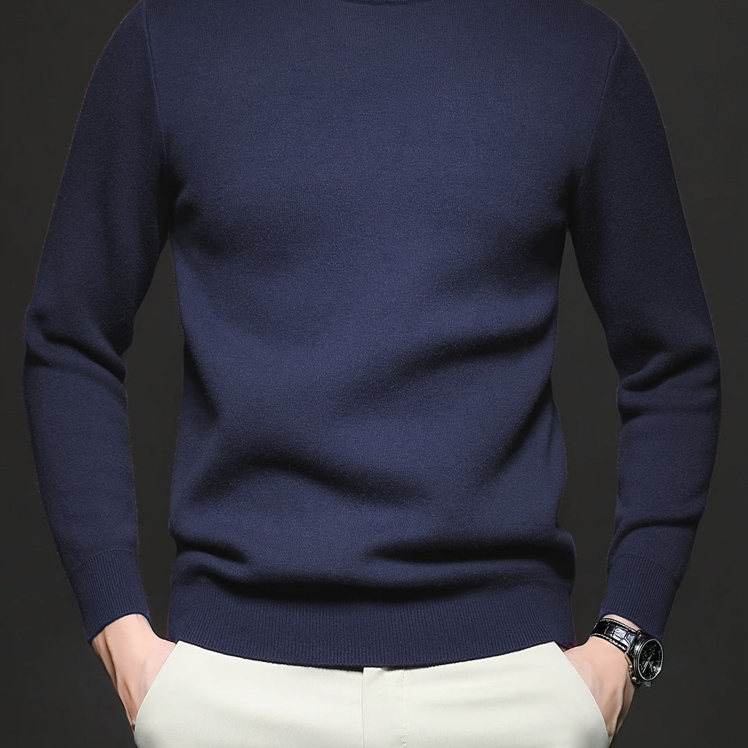 Everett | Elegancki Sweter z Wysokim Kołnierzem
