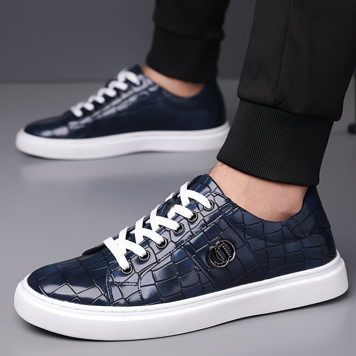 Bruno | Eleganckie Sneakersy z Teksturą