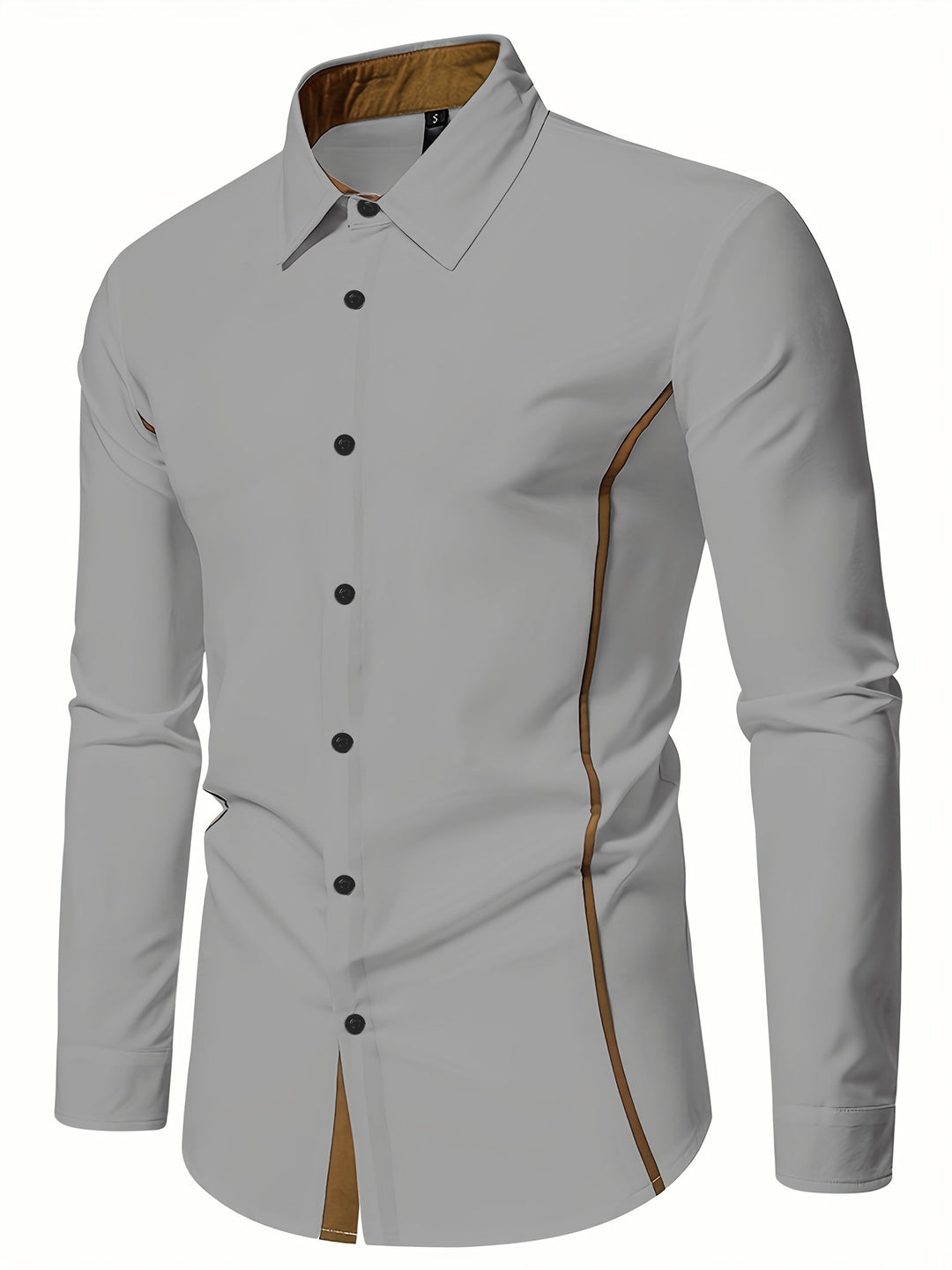 Graham | Slim Shirt z Kontrastowym Wykończeniem