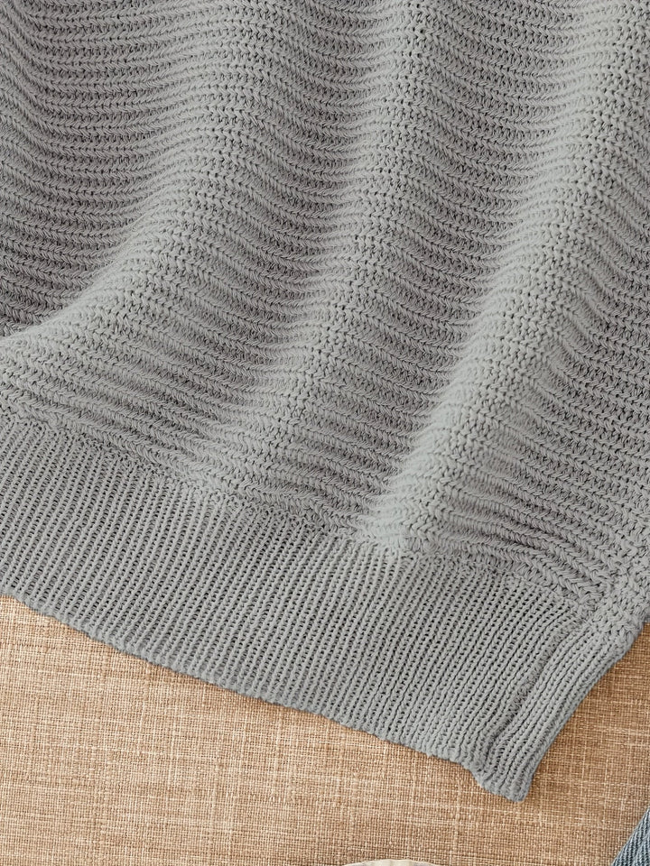Lena | Luźny sweter z otwartym splotem
