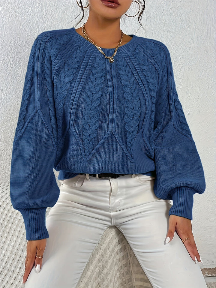 Eleanor | Luźny sweter w sploty