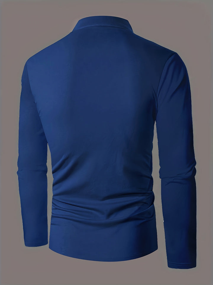 Jasper | Wyrafinowany longsleeve Henley