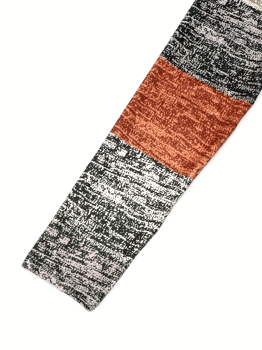 Ophelia | Kolorowy Top z Kwartowym Zipperem
