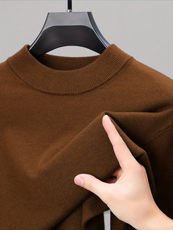 Everett | Elegancki Sweter z Wysokim Kołnierzem