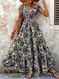Lorena | Swobodna Boho Maxi Sukienka