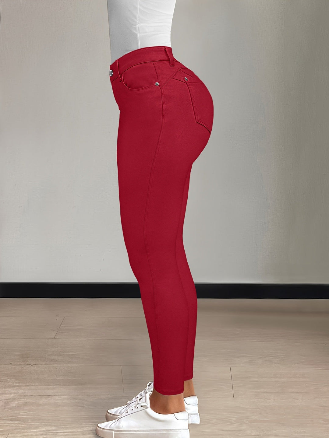 Sylvie | Jeansy Skinny z Wysokim Stanem