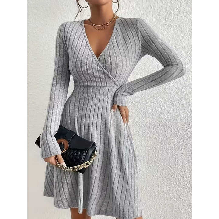Yvonne | Sukienka A-Line z Dekoltem Wrap