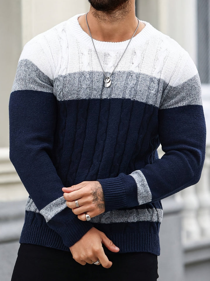 Nolan | Sweter z teksturowanym splotem