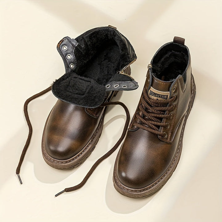 Duncan | Wytrzymałe wysokie buty sznurowane