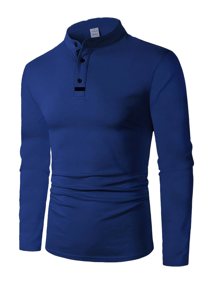 Jasper | Wyrafinowany longsleeve Henley