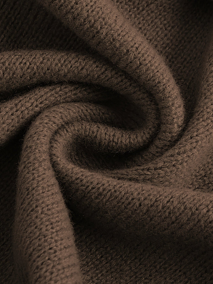 Gideon | Kamizelka Sweter V-Neck z Warkoczem
