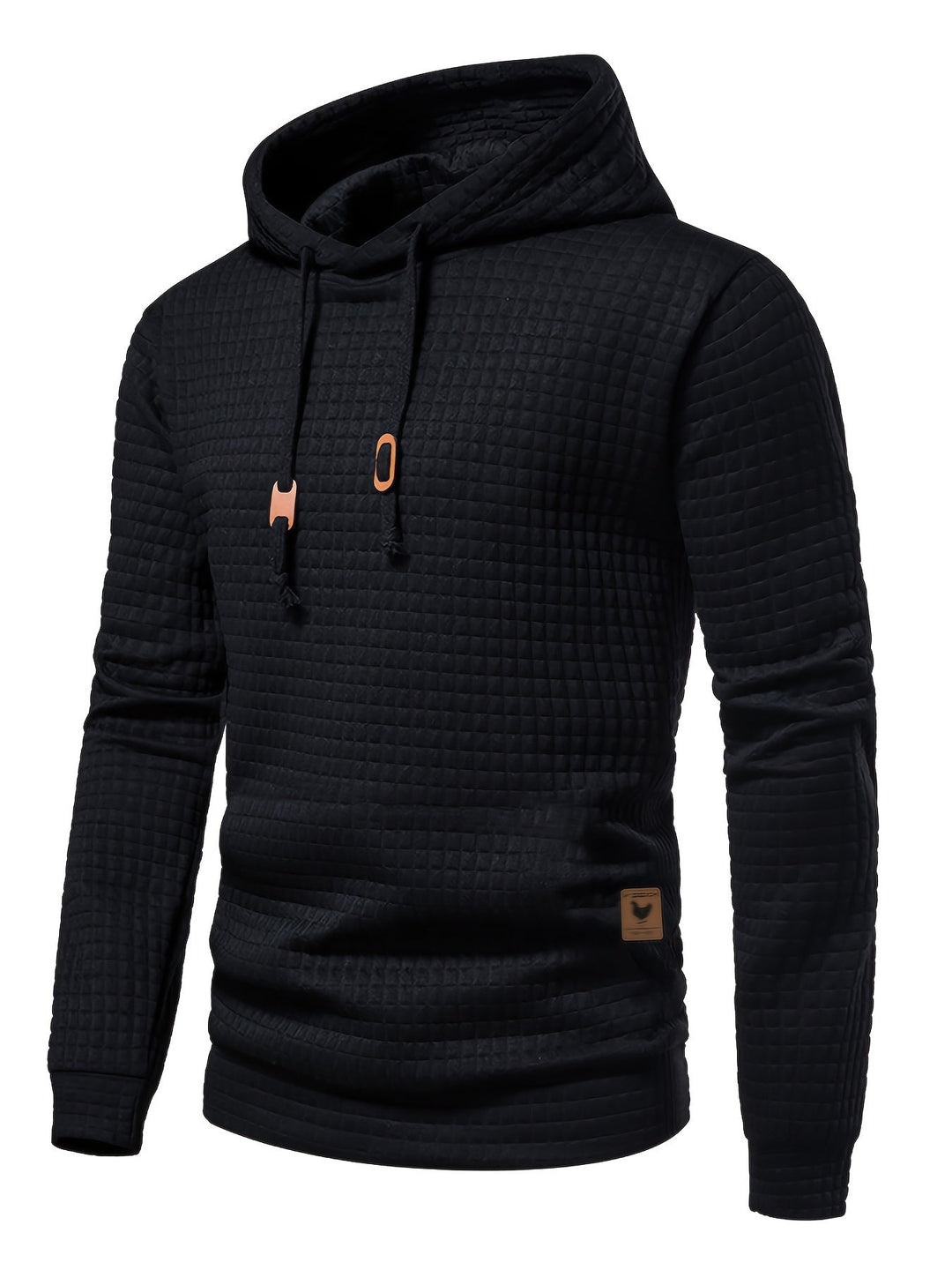 Harrison | Teksturowana bluza z kapturem