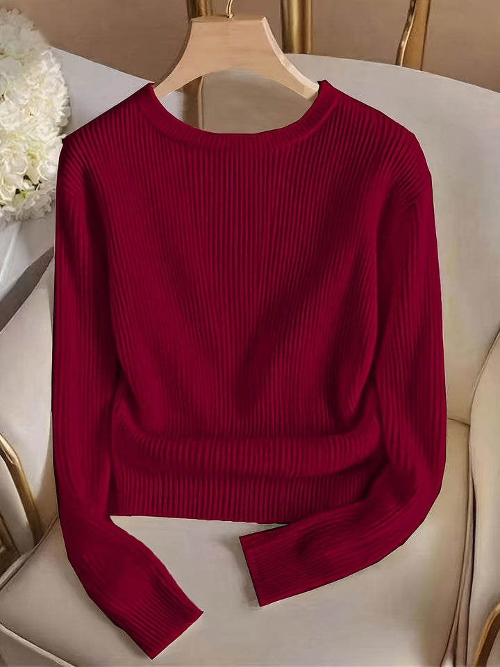 Gretchen | Sweter z ribbowanym mankietem
