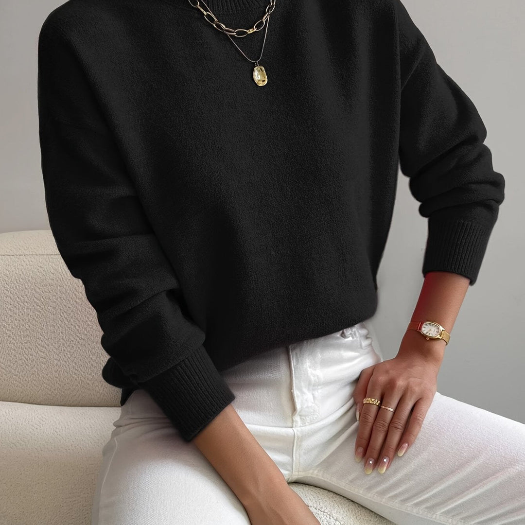 Lorelei | Elegancki Sweter z Mock Neck