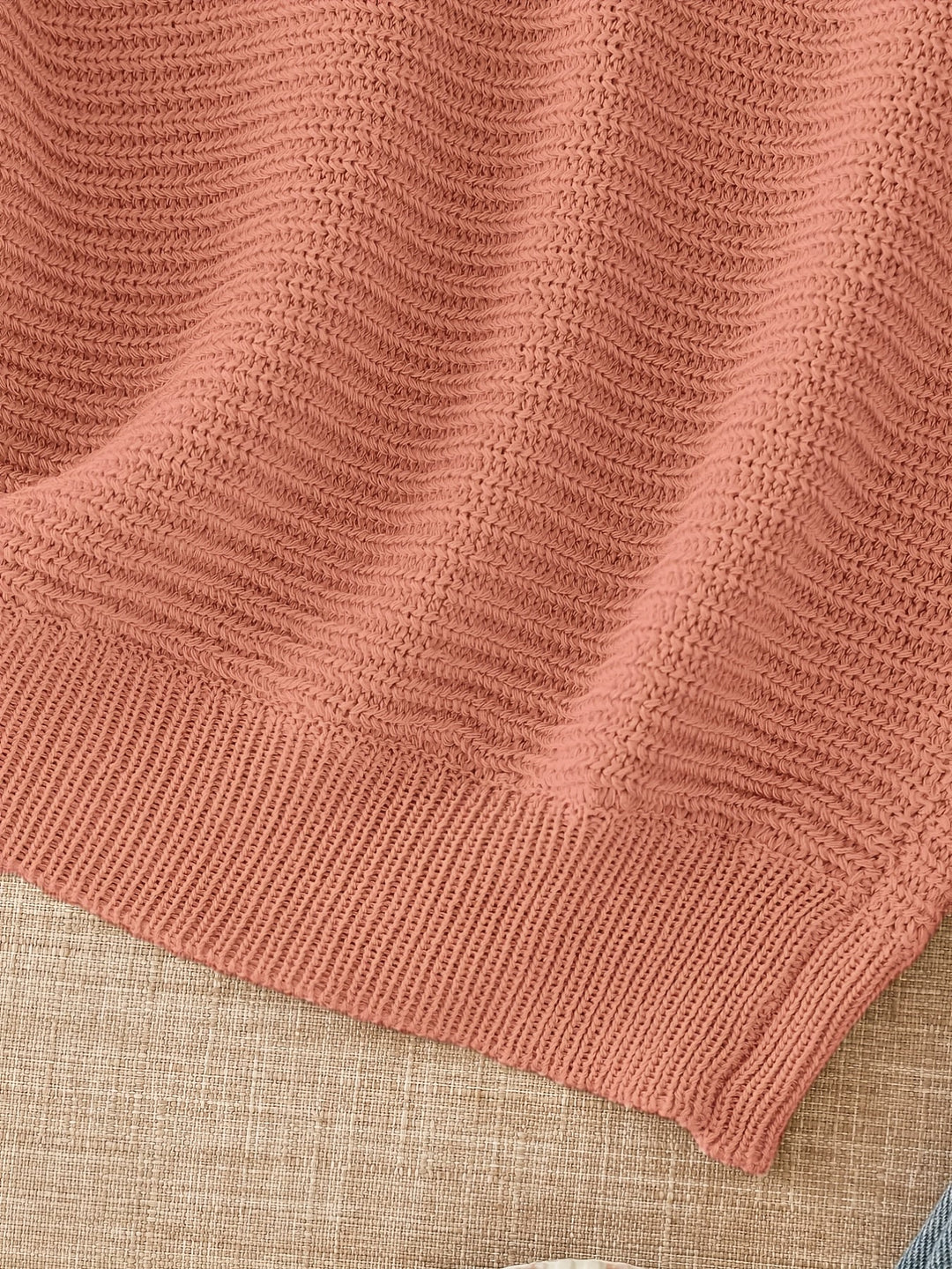 Lena | Luźny sweter z otwartym splotem