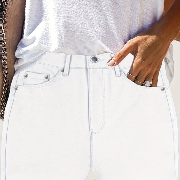 Joan | Jeansy Skinny z Wysokim Stanem