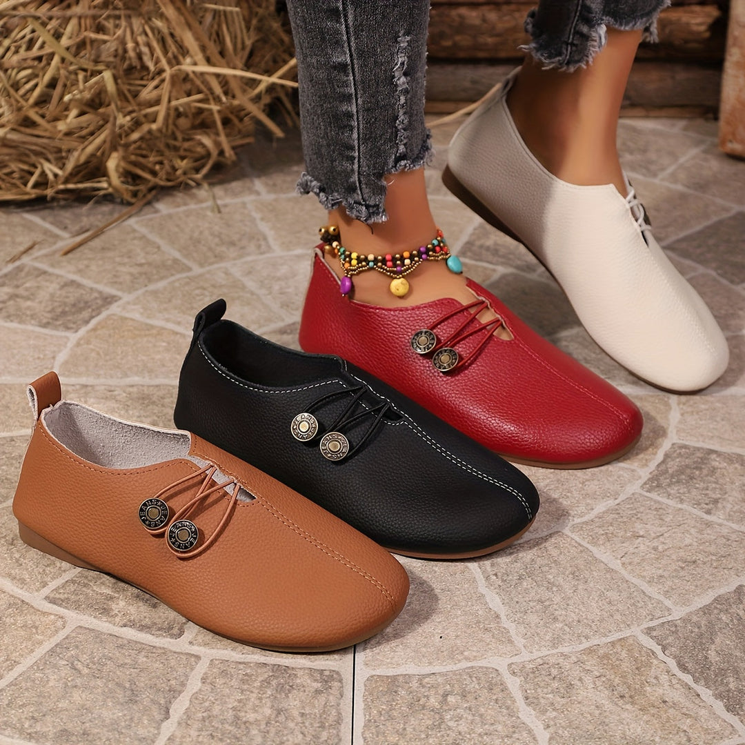Nadine | Miękkie Mokasyny na Slip-On