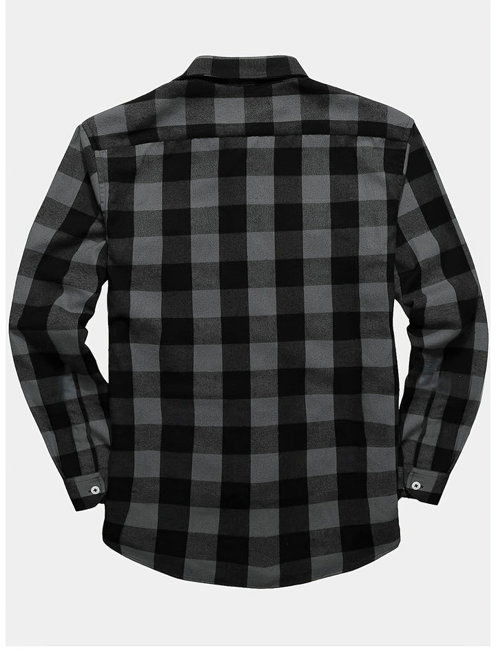Miles | Klasyczna Koszula Flanelowa w Kratę