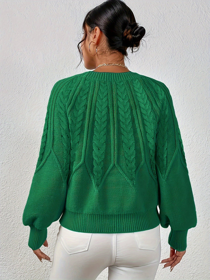 Eleanor | Luźny sweter w sploty