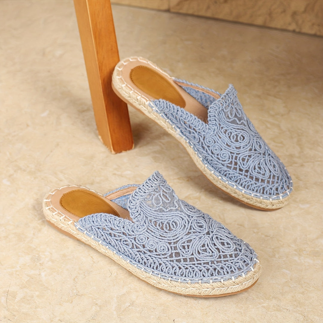 Bonnie | Plecione Klapki Slip-On
