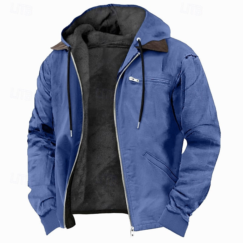 Gideon | Kurtka z Kapturem z Fleece