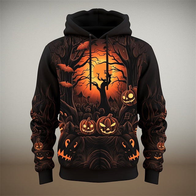 Holden | Halloweenowa Bluza z Kapturem z Motywem Dyni