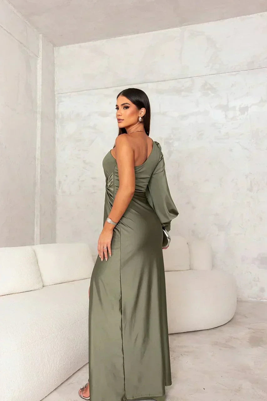 Samantha | Sukienka wieczorowa na jedno ramię