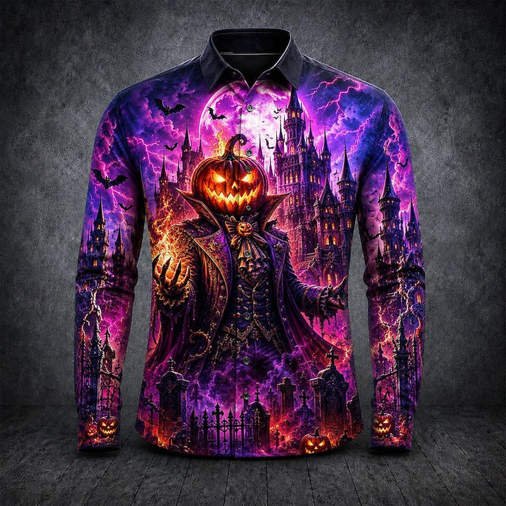 Thatcher | Koszula z długim rękawem w stylu gotyckim na Halloween