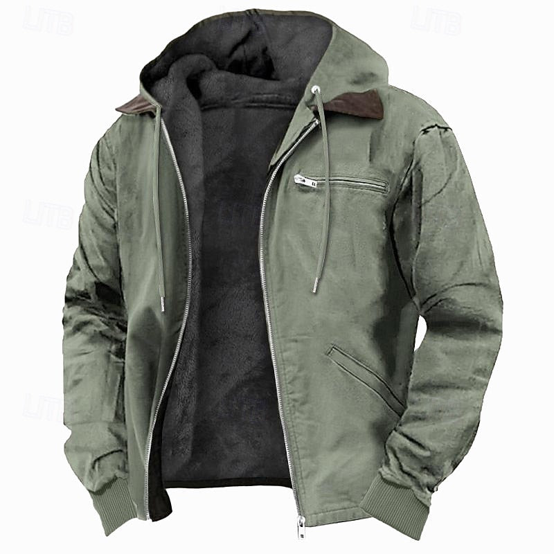 Gideon | Kurtka z Kapturem z Fleece