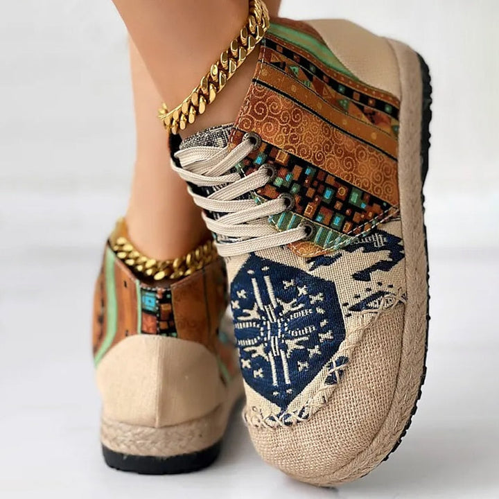 Talia | Wysokie Sneakersy w Stylu Boho