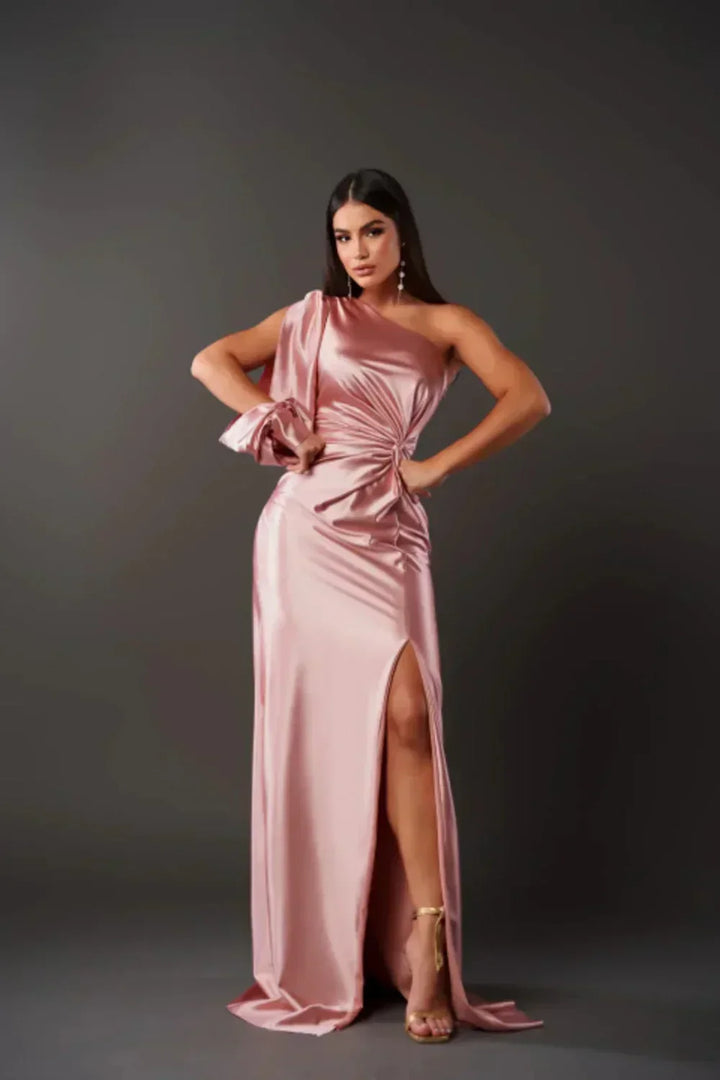 Samantha | Sukienka wieczorowa na jedno ramię