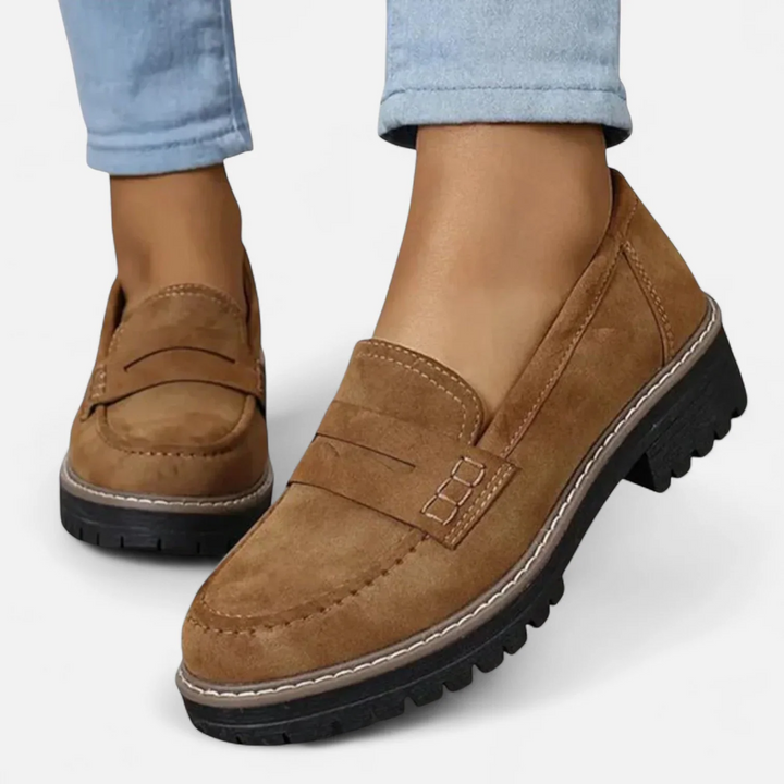 Skylar | Premium Ortopedyczne Loafersy na Obcasie