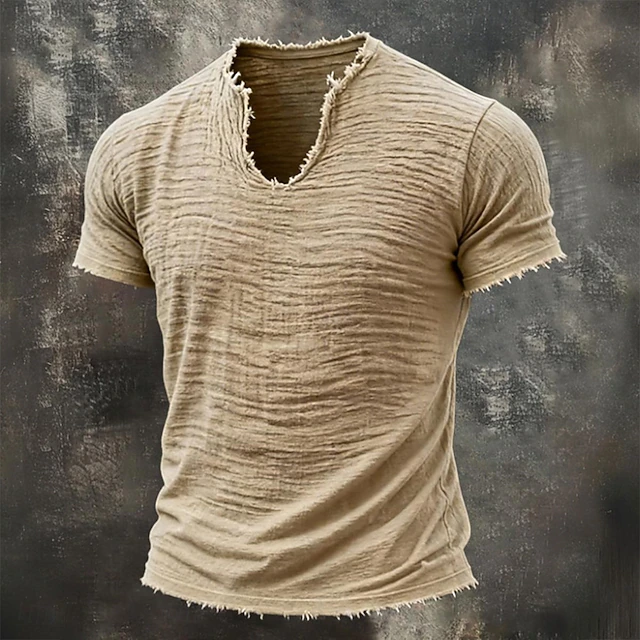 Wyatt | T-shirt z dekoltem w kształcie notcha