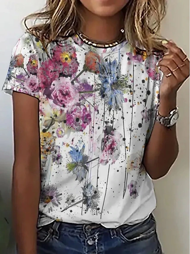 Willa | Kwiatowy T-Shirt