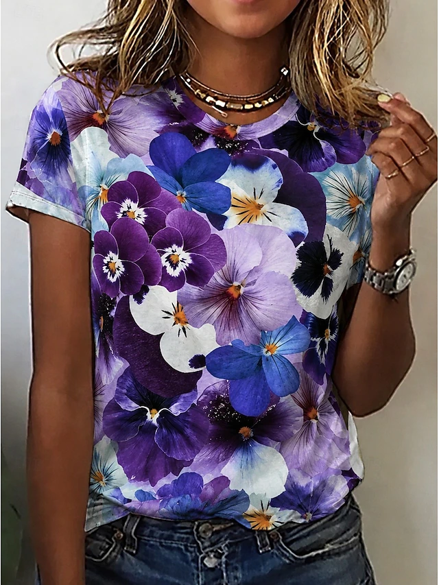 Willa | Kwiatowy T-Shirt