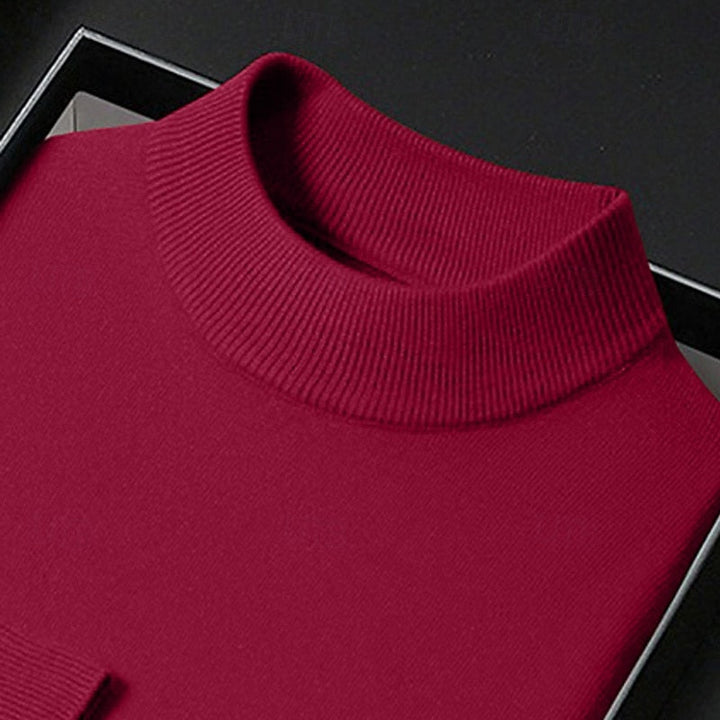Winston | Elegancki Sweter z Wyższym Kołnierzem